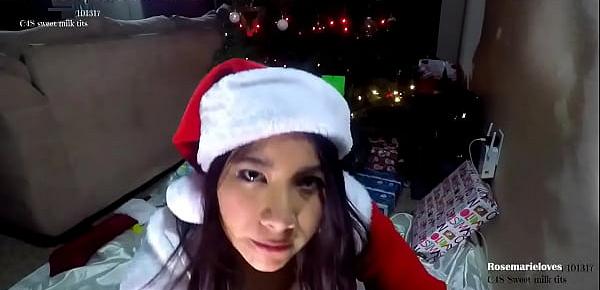  All son wants for Christmas is Mrs. Claus HD. BJ,Tit fuck,POV fucking,doggy styl